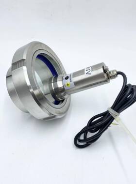 30RIF4不锈钢卫电生级带灯焊式接视镜活接观察视LED手筒窗一体带