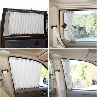 五菱6407防晒汽车荣窗帘双轨车52259用隔热叶窗帘遮光百帘太光阳