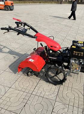 全齿轮耕耕机微型多功能农用开沟小耕地水田果园柴油松86381土直