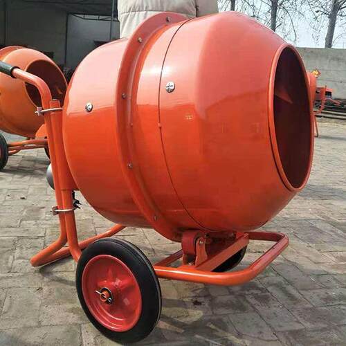 手推电动混0凝土搅机可移动工地小型22V砂浆滚筒搅拌机206混泥拌
