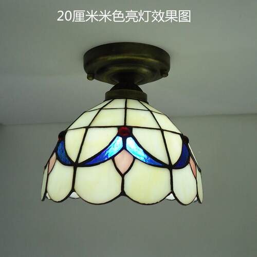 厂家直蒂凡尼酒店店ylm063卧室销圆形灯具酒工程卧室房阳台吸顶间