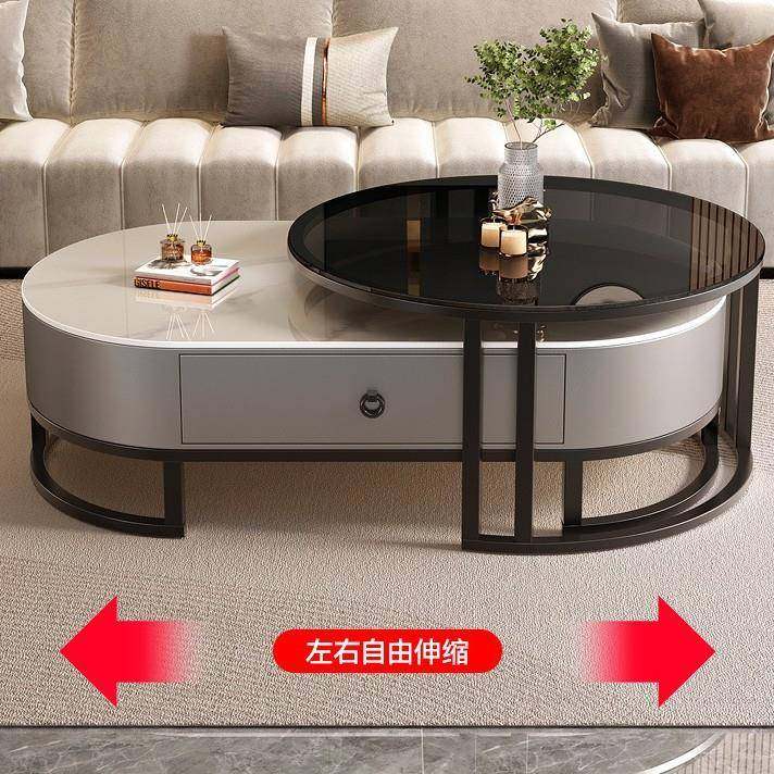 椭岩板茶几客厅家用奢轻现代网简约茶桌2ali025新款圆形红小户型,鲜花速递/花卉仿真/绿植园艺,其它园艺用品,淘宝优惠券,粉丝福利购,淘宝优惠卷