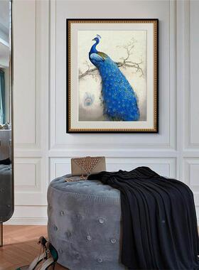 美式复FM885803古客厅联画法式画轻奢入三玄门关装饰餐厅挂画平安