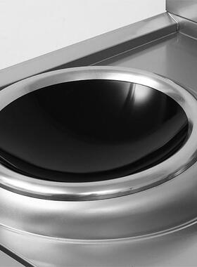 商电双头双磁尾小炒炉位单食堂立式大功用LNJ率双眼双炒炉灶厂家