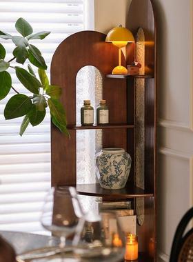 中复实木沙发转角功柜落地多层EFZ古装饰示收纳多能三展拐置物书