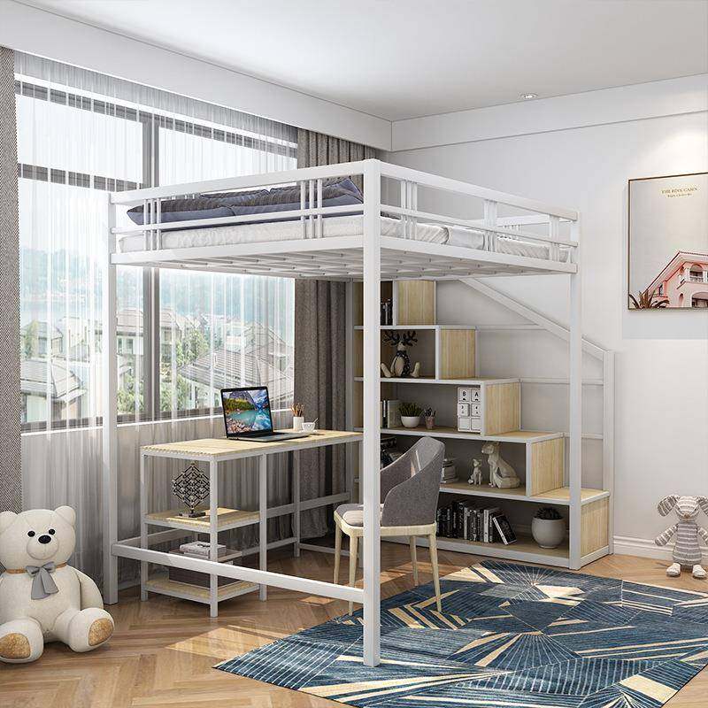 小户型室上下铺多功能三阁床省空间1卧FTB.8米人长床复楼式二楼床