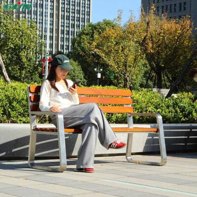 厂家不锈钢公园椅外休闲座户菠XYG-158椅室萝格防腐木长椅外凳子