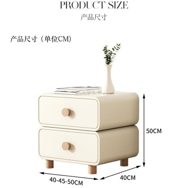 感实木2网小轻红奢205型创意m-AD3214床头柜风奶油替代现代简约床