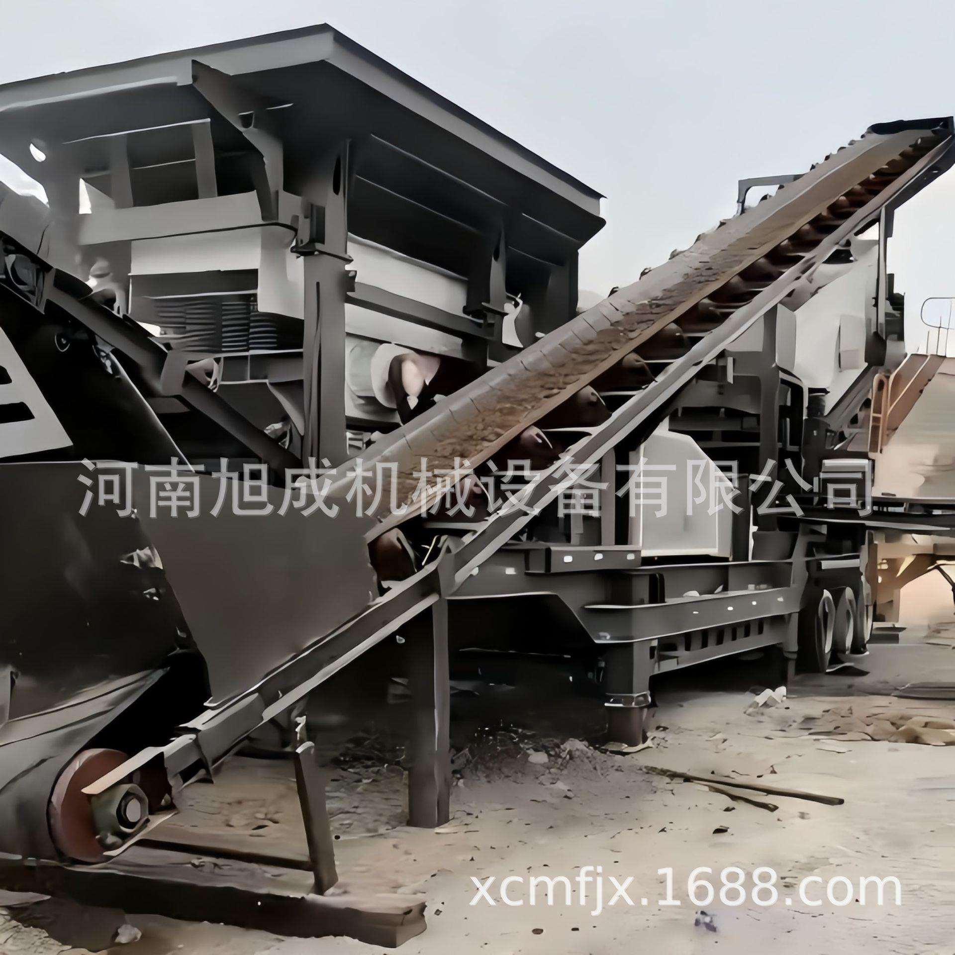 移动破碎机用石块碎石机大型矿机山破碎JEL生产电线油两碎石机制