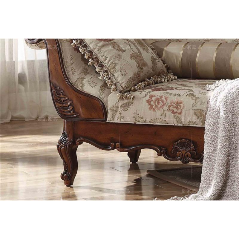 美贵妃躺椅1-1卧室欧美榻客厅布艺懒人沙发太妃椅式实木式人贵妃