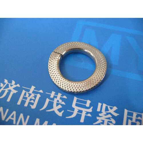 麻面压纹点止滑锁紧波浪鞍形垫圈DIN128A型