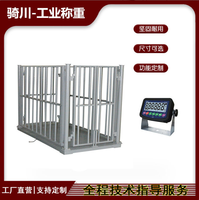 畜牧养殖场围栏电子地磅300-3kg