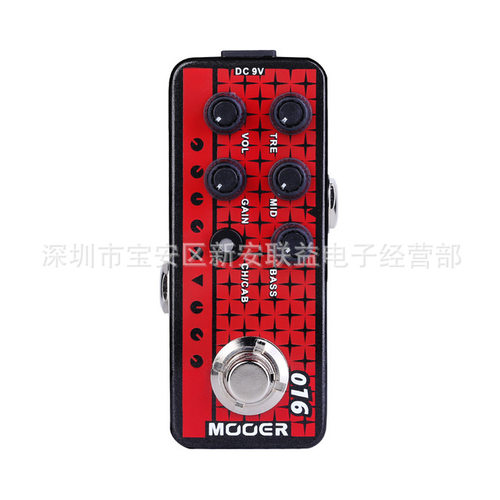 MOOER Phoneix数字前级系列 M016凶悍金属之音 冲击力高增益音色