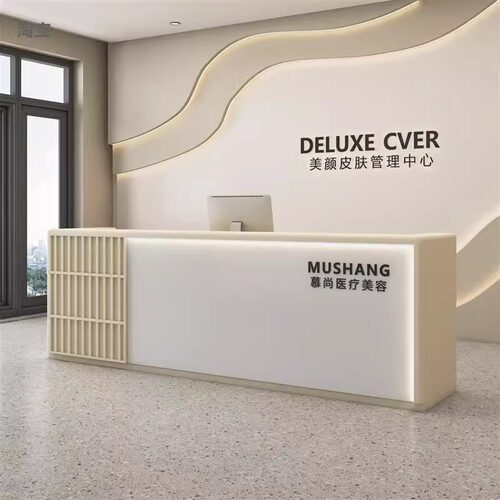 轻奢高级感网红收银台前台吧台