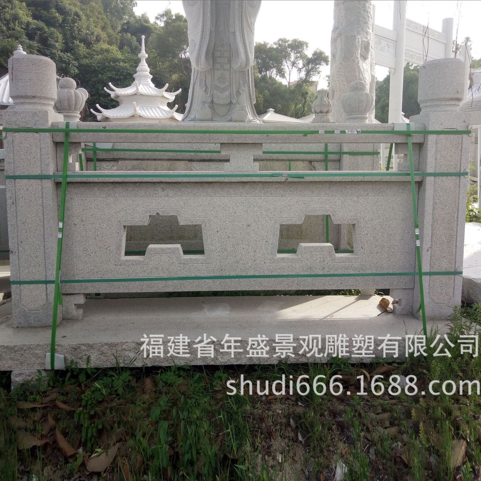 石材栏杆厂家大理石栏板石栏杆市政园林河道围栏石头护栏