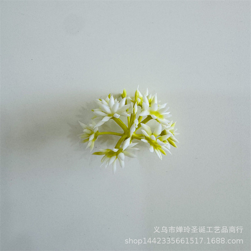 仿真植物仿真塑料花头 仿真花封顶配件 人造塑料花小花头配件批发