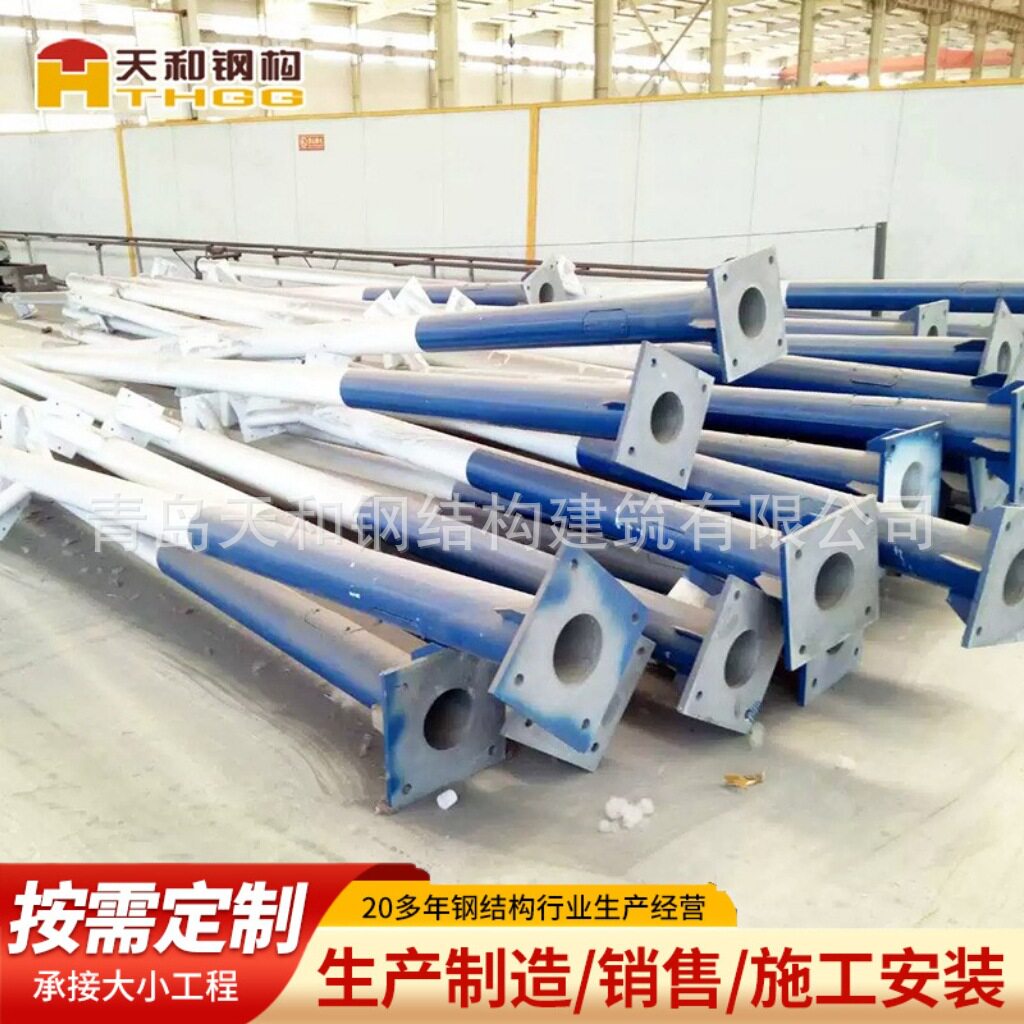 青岛厂家加工交通杆 红绿灯道路指示杆 防腐耐用反光指示牌批发