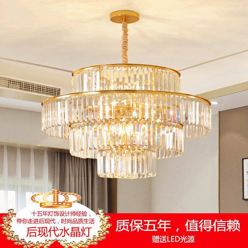 欧式客厅吊灯奢华高档卧室主卧网红灯2025新款水晶吊灯豪华版