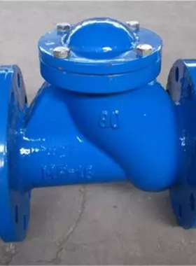 HC44X-16P DN250橡胶瓣止回阀 法兰304/316止回阀 不锈钢逆止阀 H