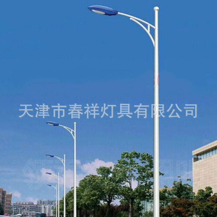 LED户外A字单弯路灯杆6米