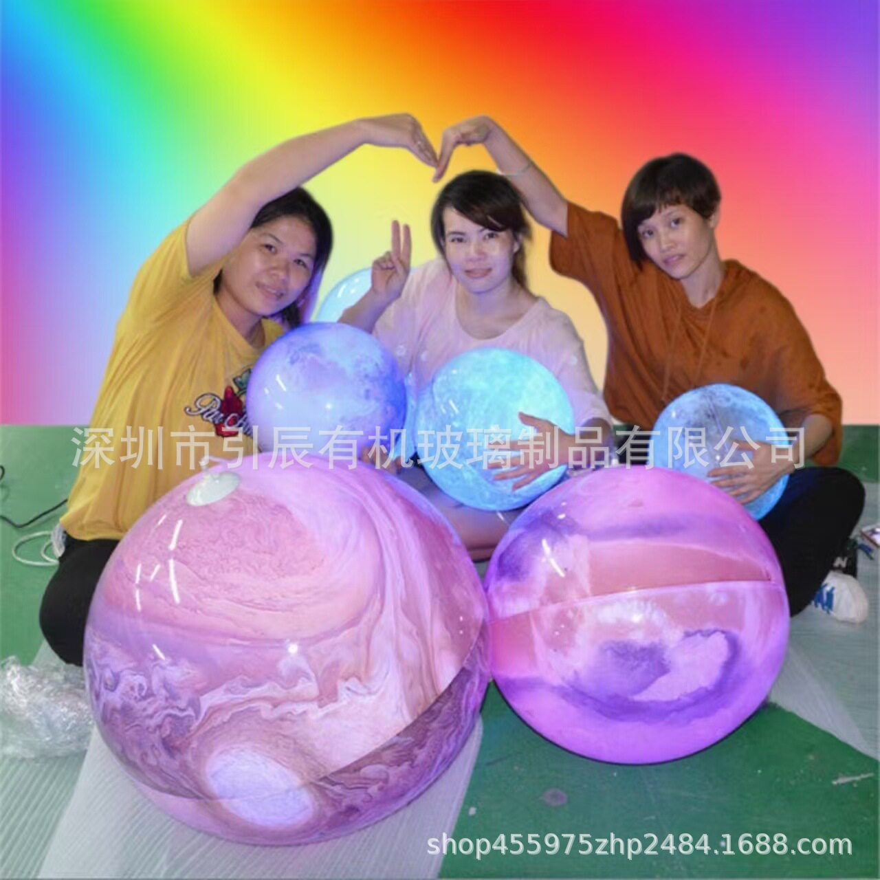 八大行星吊饰商场橱窗婚庆道具星空球美陈九大星球装饰布置