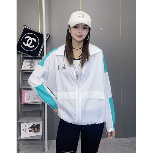 长袖防晒衣女防紫外线透气2024年新款夏季韩P版休闲上衣薄款短外