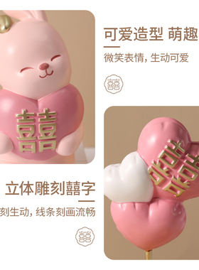 闺蜜新婚结d婚礼物送新人新娘可爱情侣摆件创意客厅玄关家居装饰