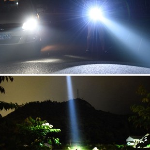 超亮LED强光手电n筒USB可充电便携超亮袖 珍小家用远射照明灯52