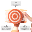 婴儿安全梳子专用软毛羊毛刷胎毛去头垢刷子宝Q宝洗头屑篦子三合