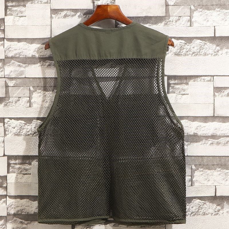 户外多口袋c工装马甲摄影钓鱼背心男士坎肩薄款马夹实用工装外套,男装,常规马甲,淘宝优惠券,粉丝福利购,淘宝优惠卷
