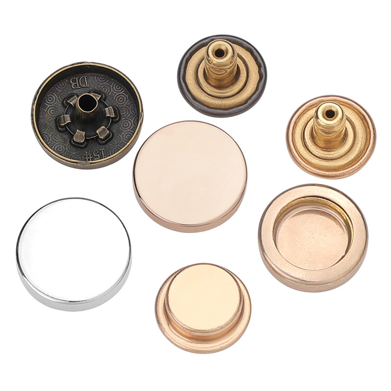 按扣免缝钉扣金属四合扣万能扣子暗扣钮扣羽绒服衣服Y子母扣摁扣