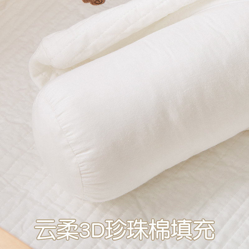 婴儿安抚a枕头侧睡靠枕宝宝睡觉抱枕圆柱长条防惊跳婴儿床防摔床