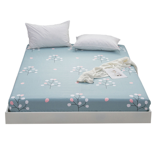 2D0 10公分薄垫15 25厘米加高床垫全棉床罩床单 纯棉床笠单件5