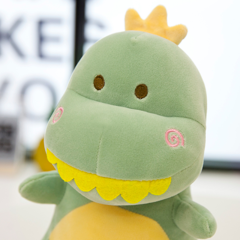 可爱小恐龙毛绒玩具公仔抱枕大号布娃娃绿色恐龙T玩偶七夕节礼物