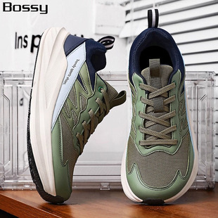 不挤脚加绒休闲鞋 德国时尚 大脚宽楦男鞋 大码 网面防臭缓震运动鞋