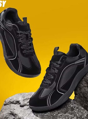 Bossy德国宽楦大码休闲鞋男女防滑防水户外徒步男鞋加宽脚德训鞋