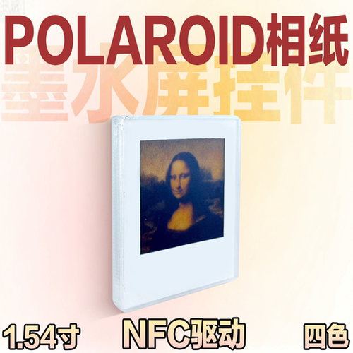 宝丽来相纸-无电池墨水屏挂件（半透明探索版）赠送挂绳