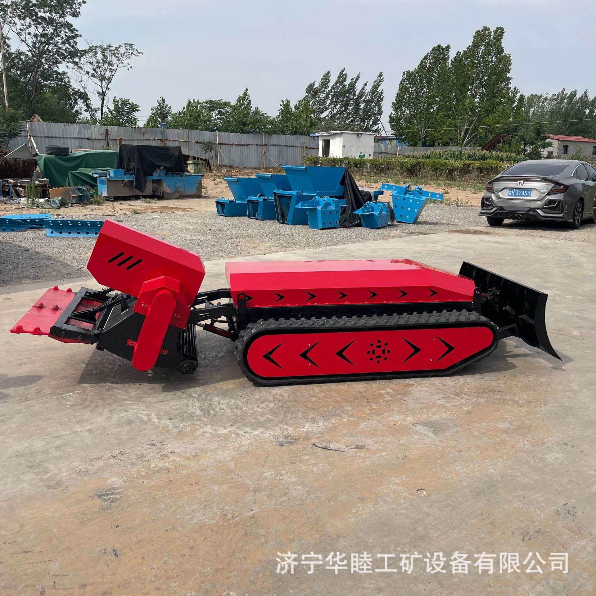 电动履带底盘 遥控履带压雪机 前置推雪铲后压雪 制作面条雪,农机/农具/农膜,割灌机/割草机/油锯,淘宝优惠券,粉丝福利购,淘宝优惠卷