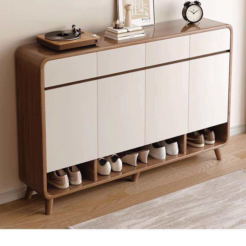 鞋柜家用门口入户玄关柜储物柜子2024新款爆款实木色鞋架,收纳整理,鞋子收纳架,淘宝优惠券,粉丝福利购,淘宝优惠卷