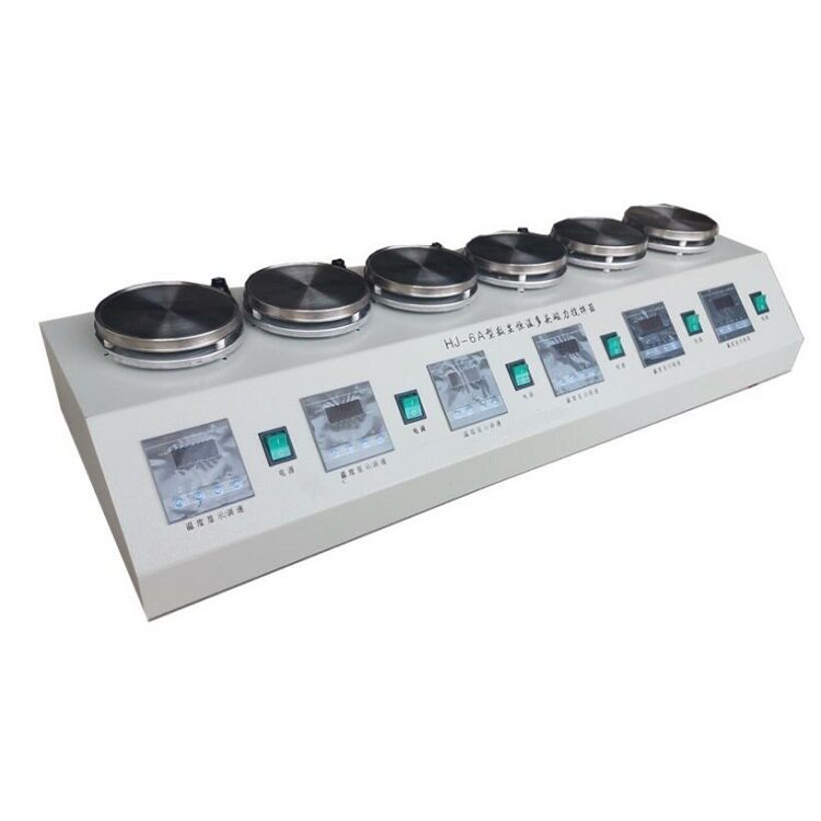 六联磁力搅拌器 型号:JZG9-HJ-6A 库号：M304420