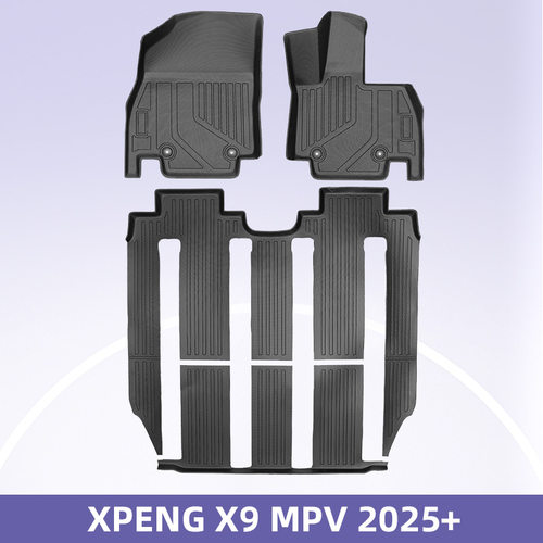 XPENGX9MPV7座3DTPE脚垫