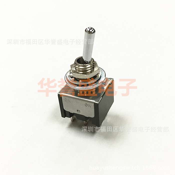 日本NKK M2022SS4W01 M-2022  M-N22S1S 摇臂开关 6脚2档