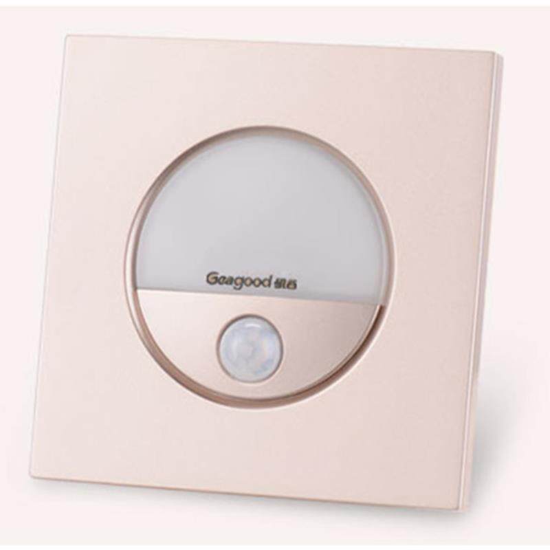 矶谷86型红外线人体感应地脚灯楼梯走廊过道小夜灯gd-q3智能灯