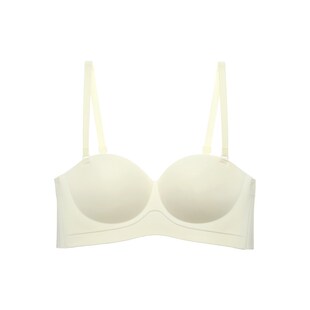 圆圆胸加厚2cm中厚杯聚拢文胸无痕内衣女小胸专用上托显大不空杯