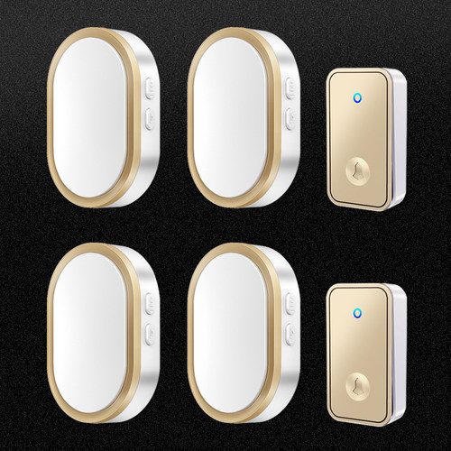 自发电门铃无线家用门铃远距离二拖四不用T电池老人呼叫器