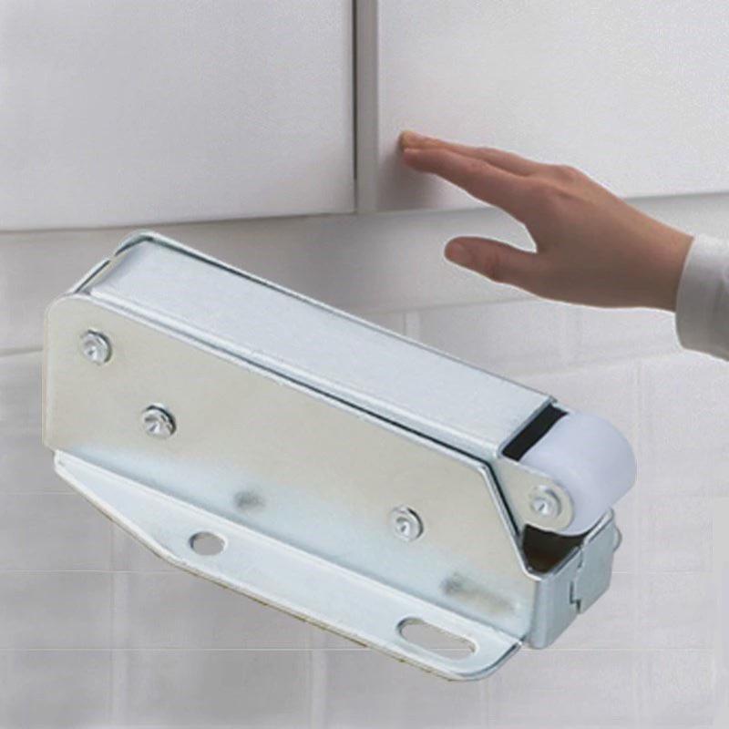 #暗扣锁门扣弹簧按弹功能象鼻锁锁扣免拉手柜门反弹器碰珠柜吸拍