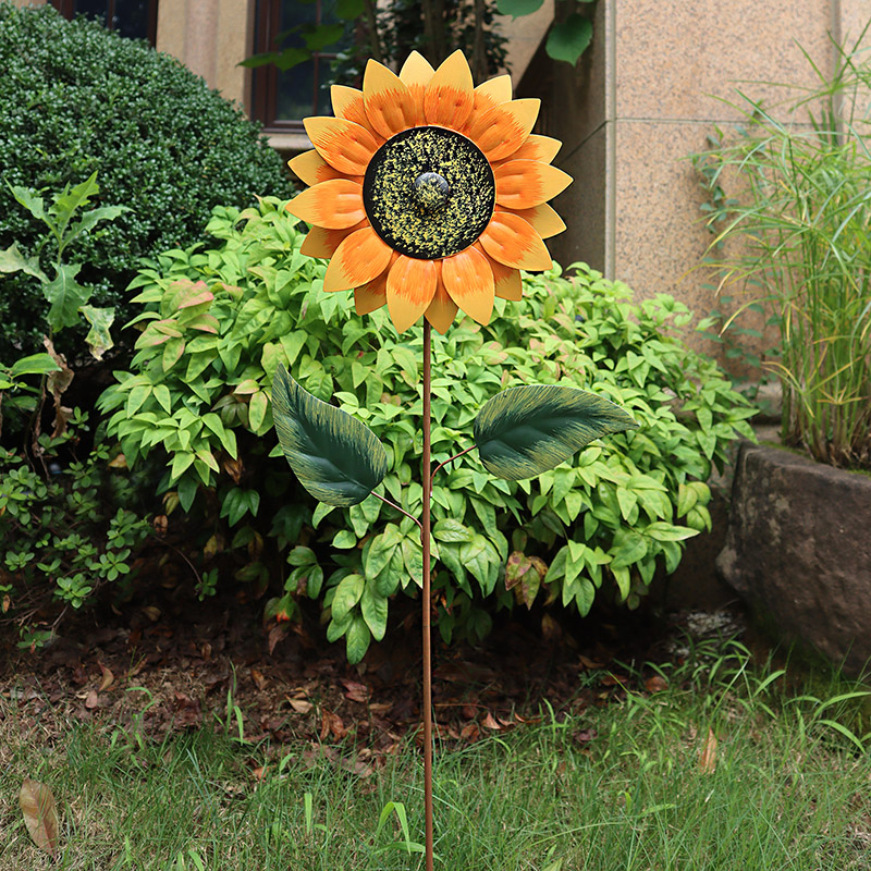 户外花园花插铁艺杂货庭院别墅院子阳台风车装饰门口造景布置插件