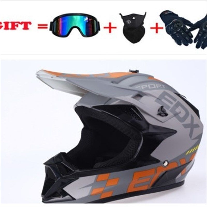 越野头盔儿童青少年电动自行车头盔男女拉力盔山地车骑行速降盔