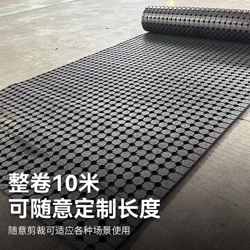 厨房防滑防油商用地垫隔水橡胶防滑垫饭店酒店吧台食堂隔水脚垫