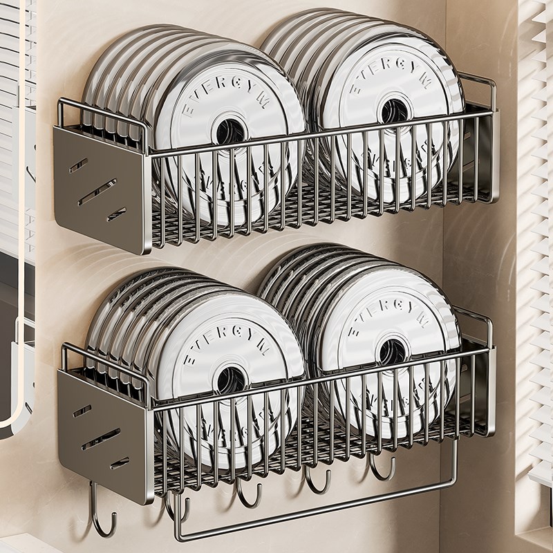 化妆室壁挂式置物架挂墙上免打孔浴室厕所洗手间架子洗漱台收纳架